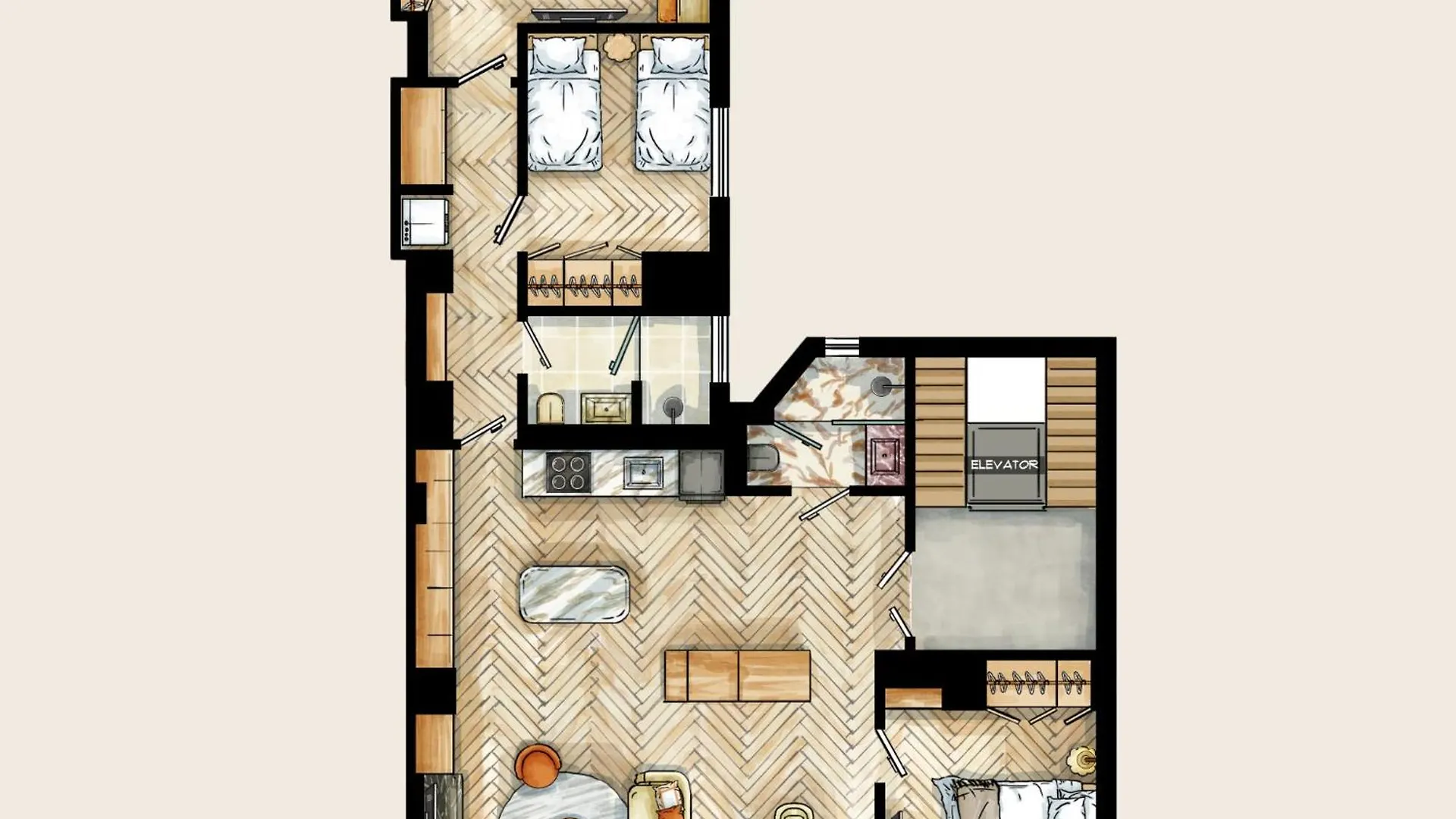 Prestige L 3Ch L 2Sdb L Clim L Louvre Apartment Paris France